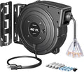 DEWENWILS Extension Cord Reel, 40FT Retractable Cord Reel, 12/3AWG SJTOW by DEWENWILS