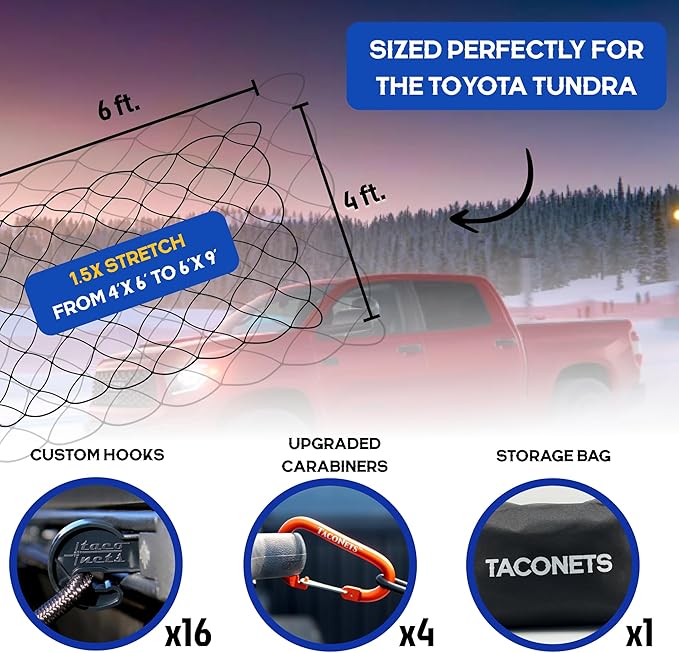 Cargo Net for Toyota Tundra - Image 3