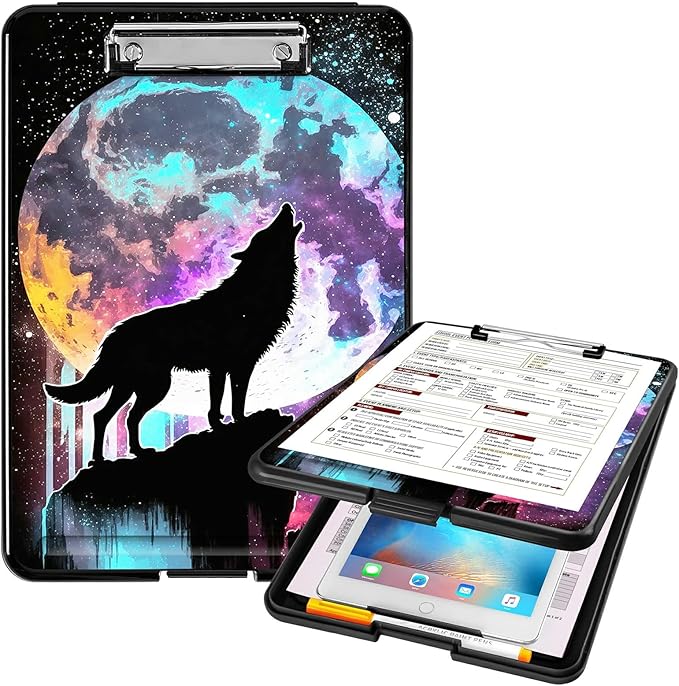 A4 Clipboards, Heavy Duty Waterproof Nursing Plastic Folder Clipboard by Unknown