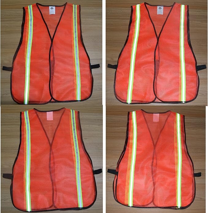 Dazonity High Visibility Reflective Safety Vest, Durable Mesh, High Visibility - Image 3