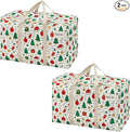 VENO 2 Pack Moving Bags and Large Christmas Storage Bins by Veno
