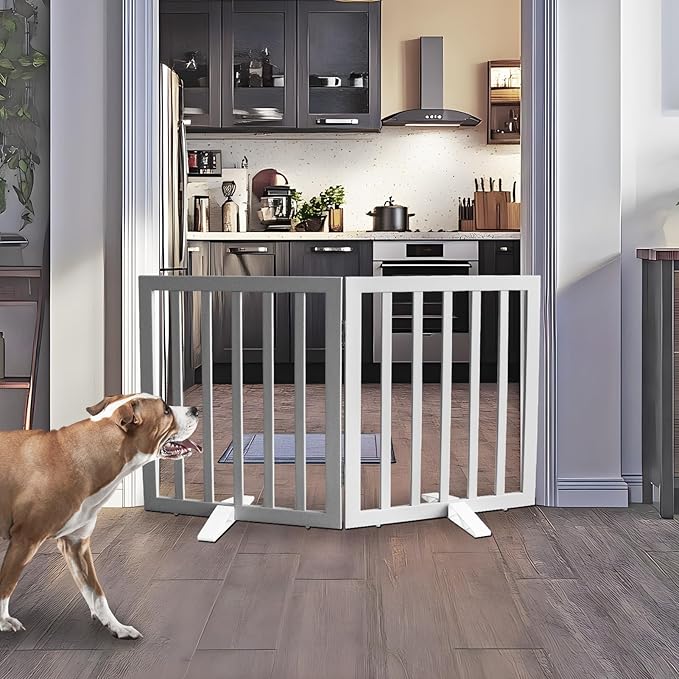 ZJSF Freestanding Indoor Dog Gate - Image 2