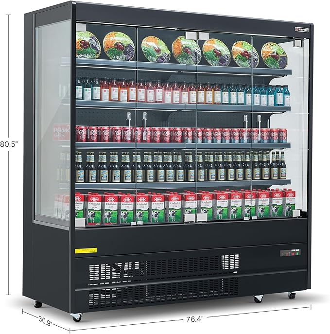 WILPREP Commercial Display Refrigerator, Grab and Go Display Refrigerator - Image 7