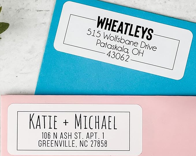 Personalized Roll of Address Labels – Custom Return Address Stickers – 2.75" x by Labels