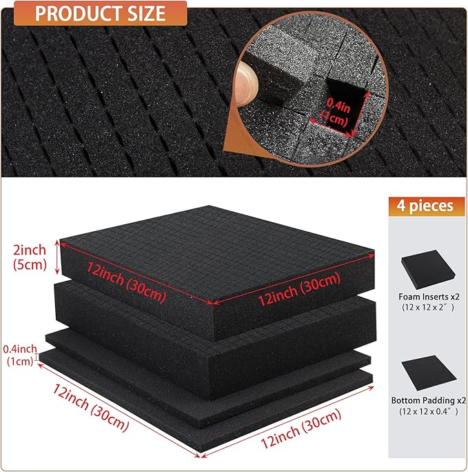 Pre-Cubed Pick & Pluck Foam Sheets - Image 2