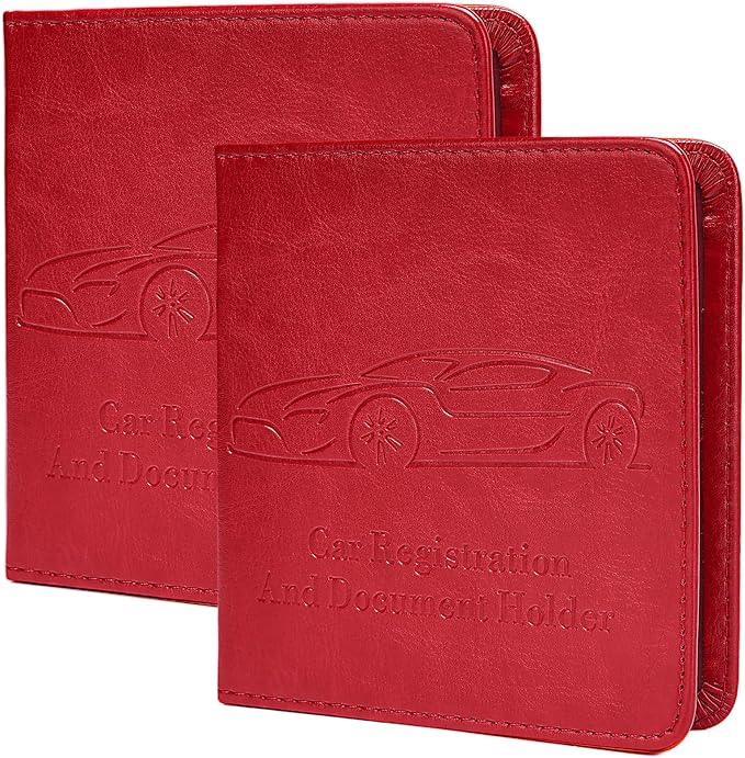2-Pack Car Registration and Insurance Holder, Car Organization Vehicle Document by Unknown