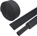 Heat Shrink Wire Loom 2:1 Shrinkable Braided Cable Sleeve 1-1/8 Inch ID-46ft by BuyUneed
