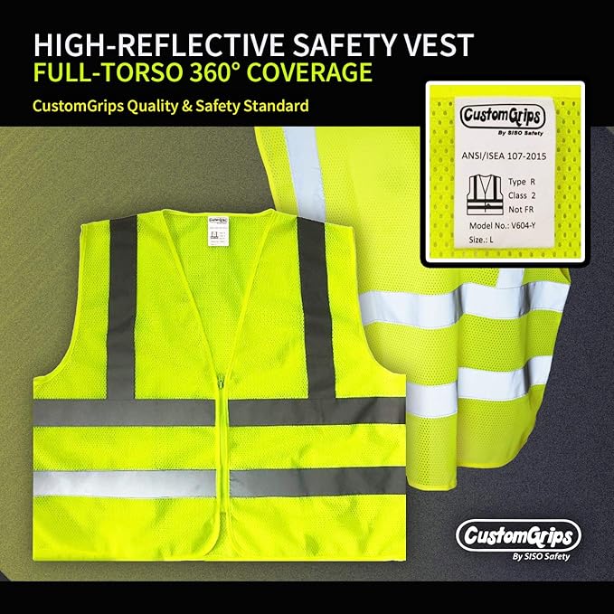 CustomGrips BY SISO SAFETY Vest - Image 3