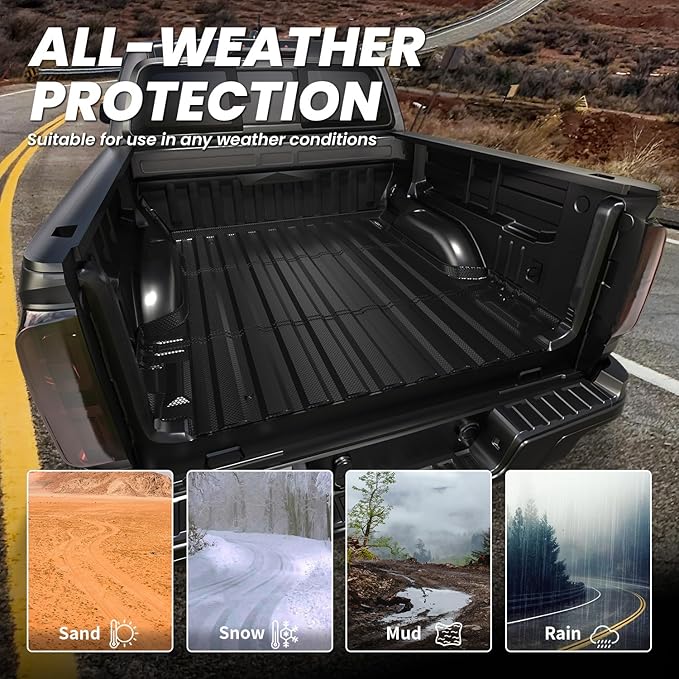 Lasfit Truck Bed Mat for Chevrolet Chevy Colorado/GMC Canyon 2015-2022 - Image 5