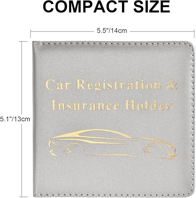 Cacturism Car Registration and Insurance Holder, Vehicle Glove Box Car - Image 2