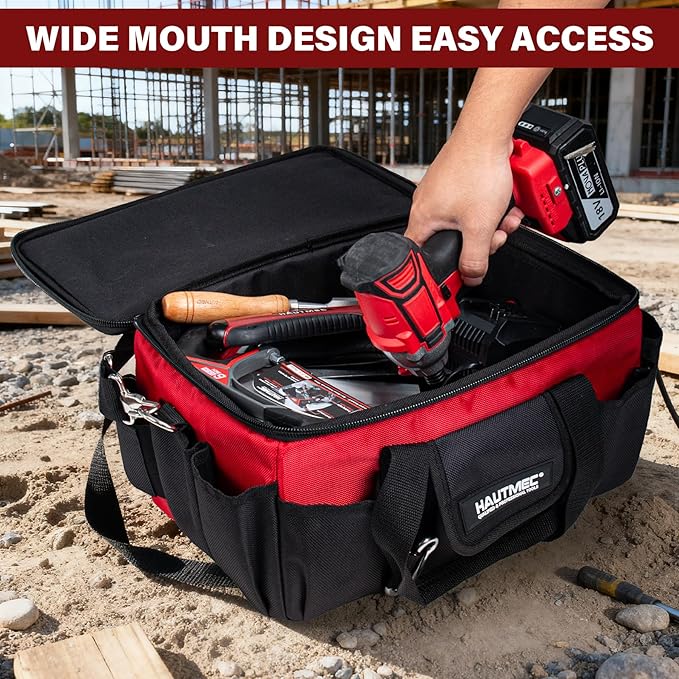HAUTMEC 16-Inch Multi-Function Tool Bag - Image 5