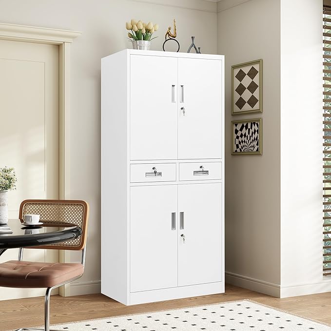 Metal Storage Cabinet, Locking Storage Cabinet - Image 5