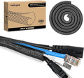 Nilight Cable Sleeve, 10ft-1/2inch Cord Management Sleeves, Braided Sleeving by Nilight