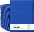 Royal Blue 10.5x16 Inch Poly Bubble Mailers #5 | Self Seal Large Padded by BAYLUE