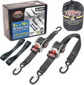PowerTye - 2 inch x 10ft Long Retractable Ratchet Tie Down Strap - by PowerTyeMFG