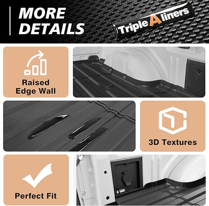 TripleAliners Truck Bed Mat Compatible - Image 5