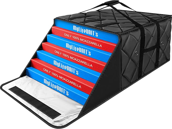 MyLifeUNIT Pizza Bag for Delivery, Thermal Insulated Pizza and Food Delivery Bag by MyLifeUNIT
