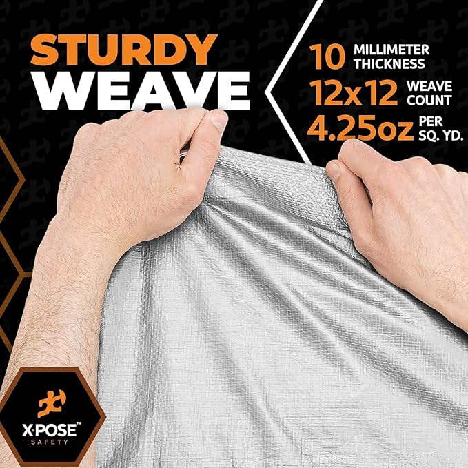 Heavy Duty Poly Tarp 60' x 60' - Image 5