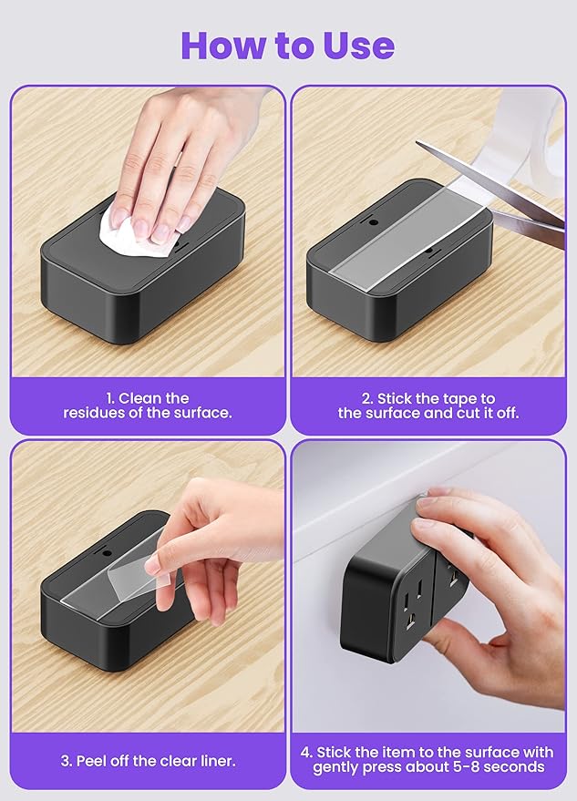Upgraded Double Sided Tape Heavy Duty, 1.18" x 198”, Extra Large Nano Double - Image 4