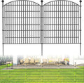 Decorative Garden Fence, 5 Panels - 32 in x 11.8 ft No Dig Dog Fence Outdoor by Bilibompa