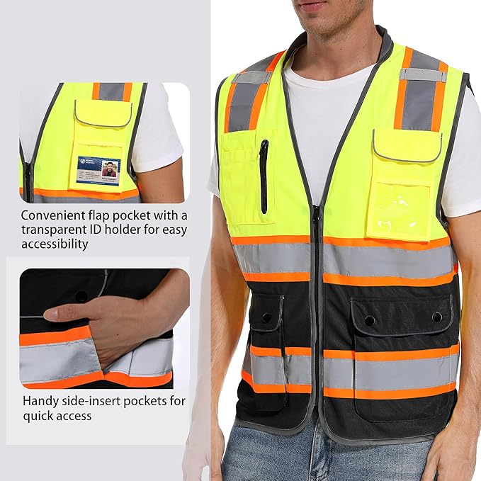 Reflective Safety Vest for Men and Women - Image 3