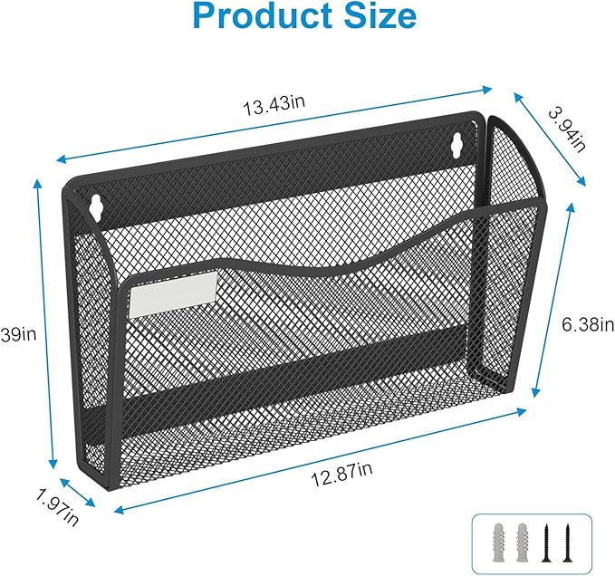 Magnetic Wall File Holder 3-Pack - Image 3