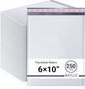 White Small Poly Bubble Mailers 6x10 inch #0 | Self Seal Padded Envelopes | by BAYLUE