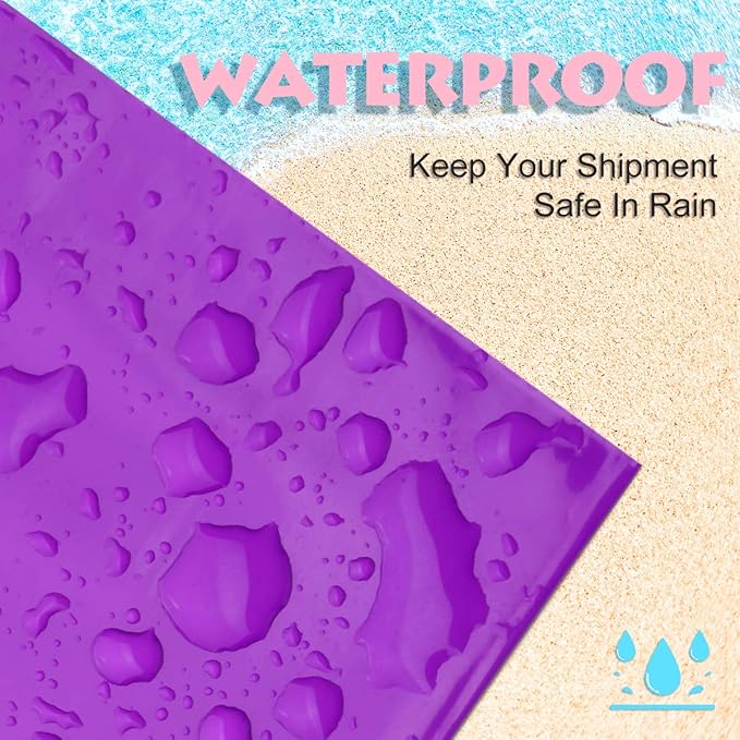 UCGOU Poly Mailers 19x24 Inch Purple 50 Pack Extra Large Shipping Bags Strong - Image 3
