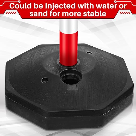 Konohan 12 Sets 34 Inch Parking Cone Delineators Post Traffic Cone Plastic - Image 5