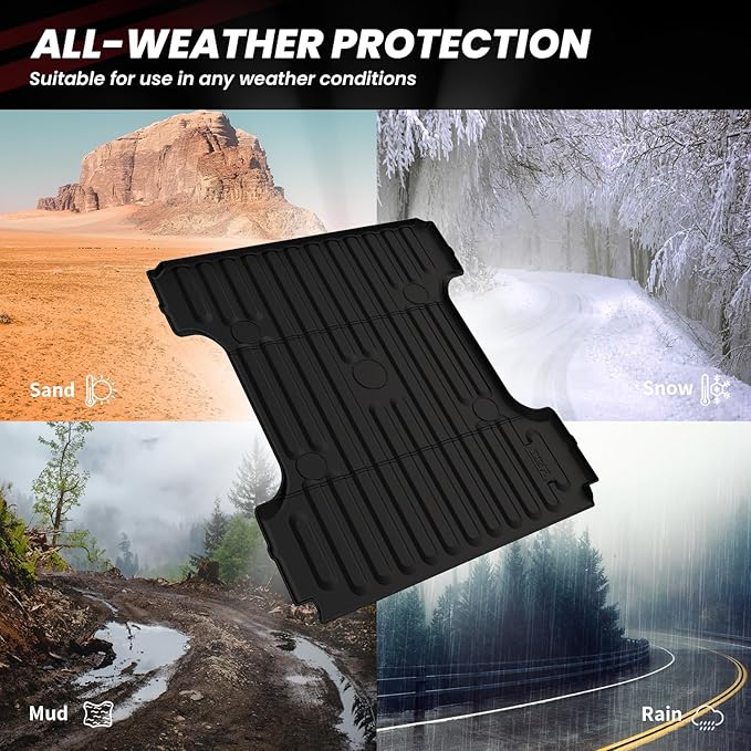 LASFIT 6FT4 Truck Bed Mat for Ram 1500 2006-2018 & Ram 2500/3500 2006-2026 & - Image 7