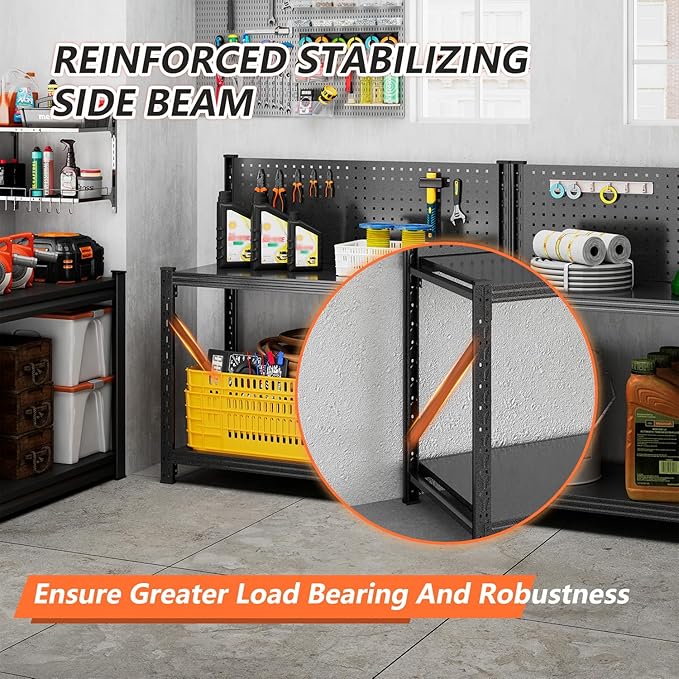 Widened Metal Garage Shelving Unit - Image 5