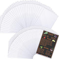 Henoyso 200 Pcs 8.5" x 14" Menu Cover Rigid Print Protectors Clear Heavy Duty by Henoyso