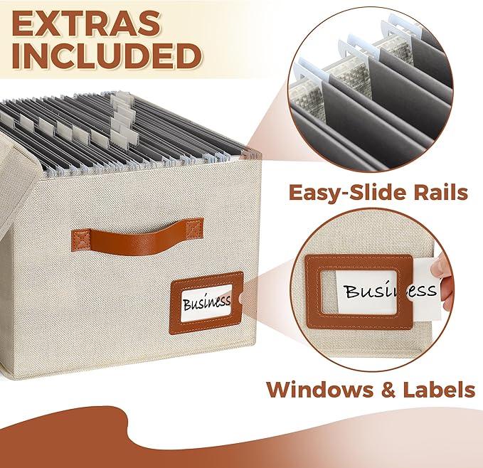 Storage Standard 2-Pack File Organizer Box - Image 7