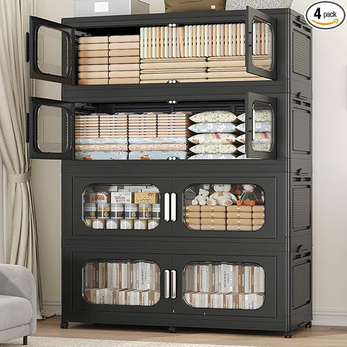 200Gal Exra Large Stackable Storage Bins by KUYIGAME