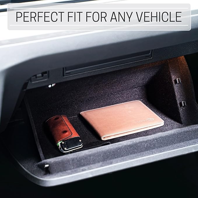 CANOPUS Car Registration and Insurance Holder, PU Leather Card Holder, Vehicle - Image 6