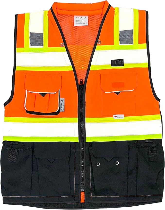 C Vest for Mens Safety Vest by REXZUS