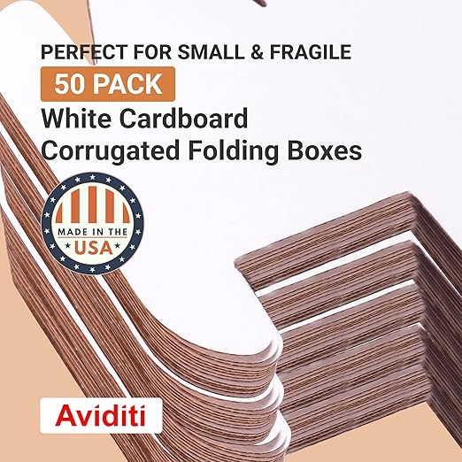 Box USA Shipping Boxes Small 7.125"L x 5"W x 3"H 50-Pack - Image 3