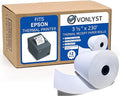 3 1/8 x 230 Thermal Paper Receipt Roll by VonlystReceiptPaperSpecialist