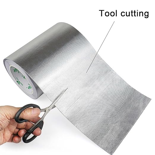 BOMEI PACK Adhesive Aluminum Foil Heat Shield Tape Barrier, Fiberglass Thermal - Image 6