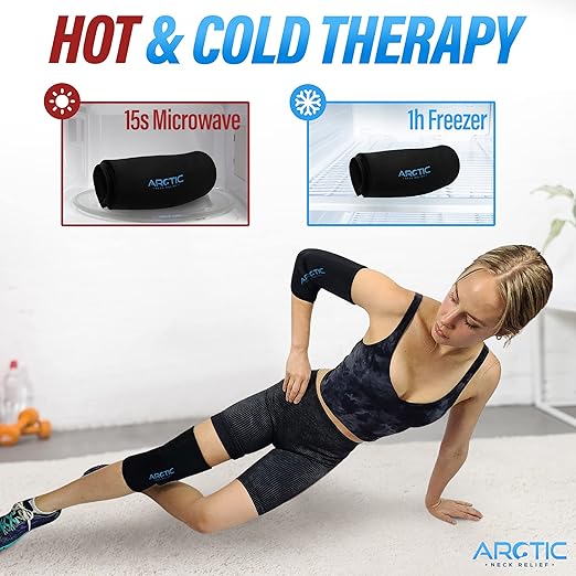 Value 2 Pack | Elbow Ice Pack Wrap & Knee Ice Pack Wrap - Image 10