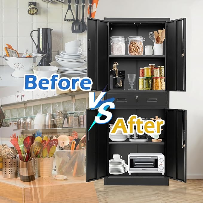 Metal Storage Cabinet, Steel Cabinet - Image 7