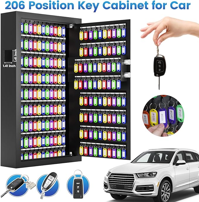 206 Keys Combination Lock Key Cabinet - Image 4