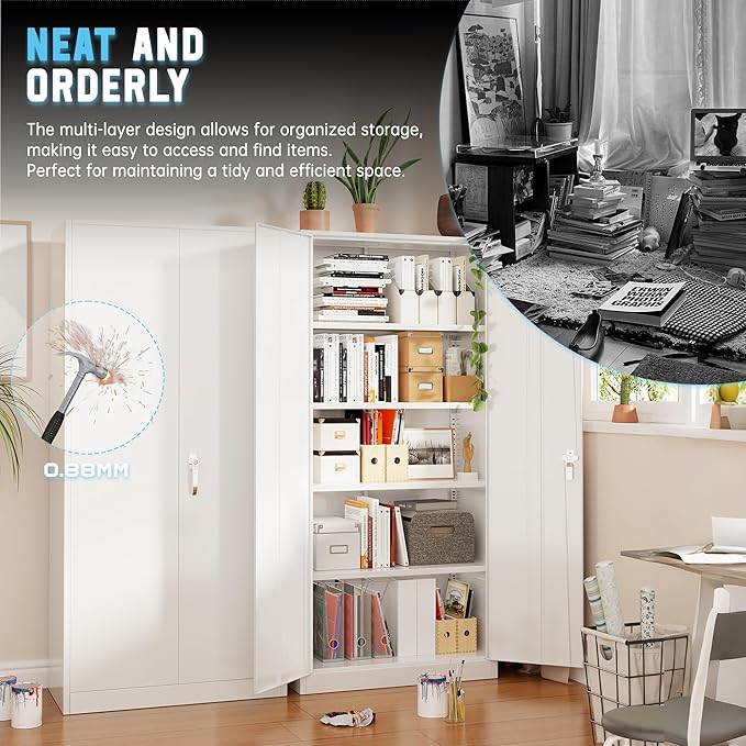 Superday Metal Storage Cabinet - Image 7