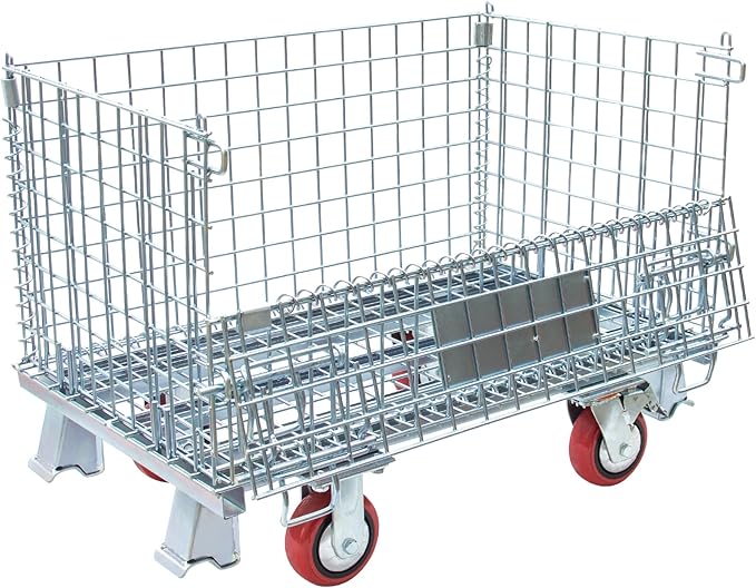 Collapsible Wire Mesh Container by MutsMover