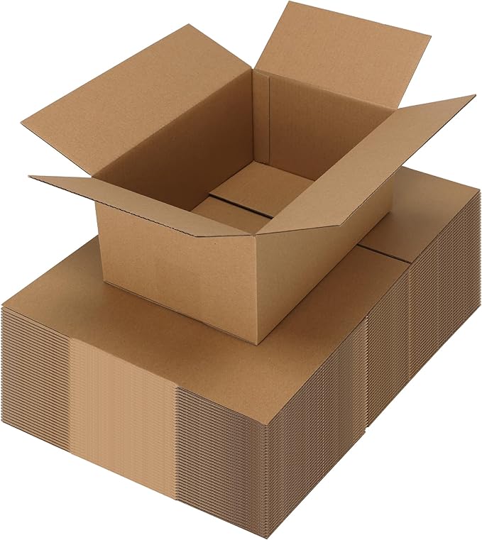 CRUGLA 40 Packs 9x6x4 Shipping Boxes by CRUGLA