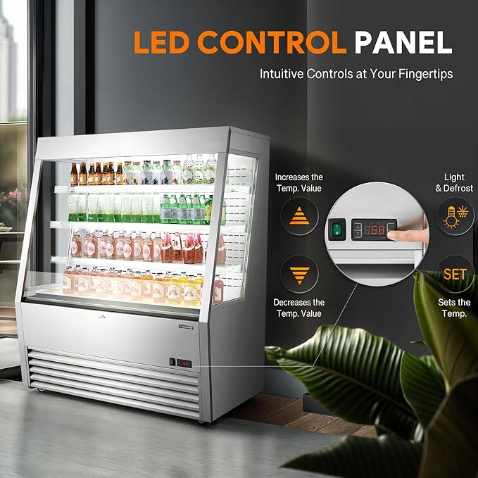 Wilprep Commercial Display Refrigerator, Grab and Go Display Refrigerator - Image 3