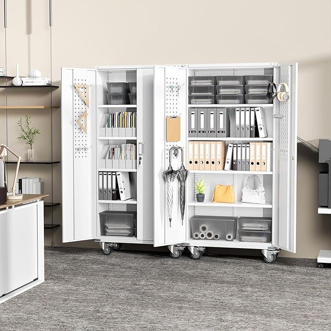 Greenvelly 72" Metal Storage Cabinet - Image 7