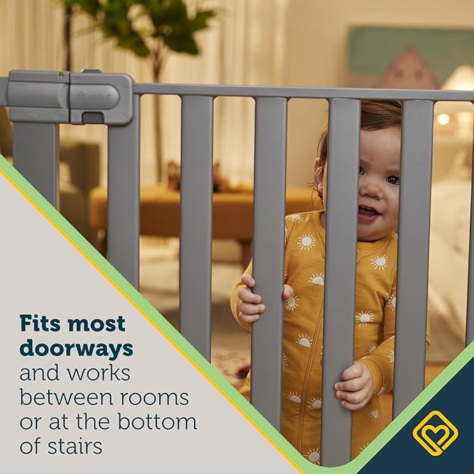 Safety 1st Baby Gate, Adjustable 29"-38" Wide, Pressure Mount | Walk Through - Image 2