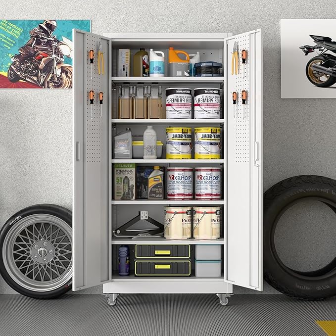 Metal Garage Storage Cabinet - Image 2