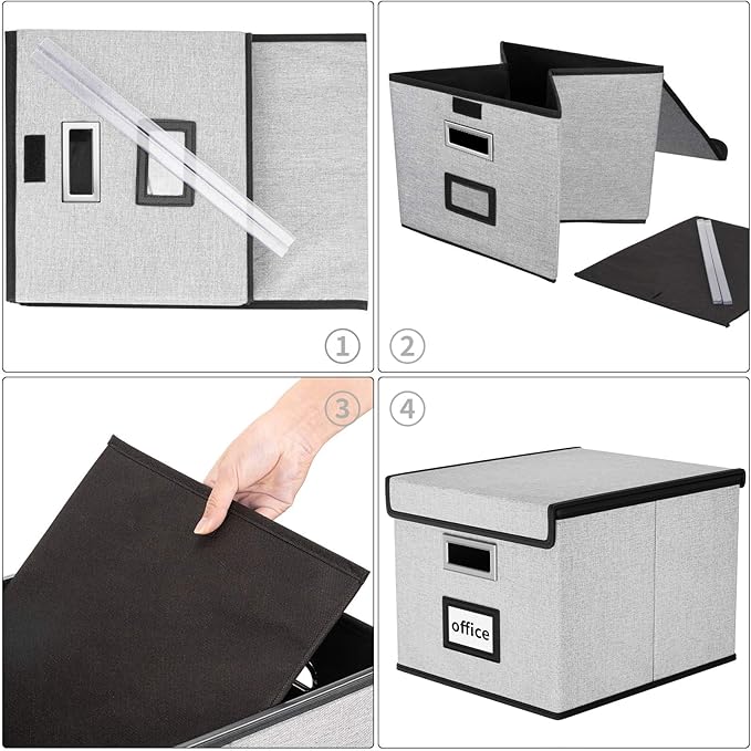 Huolewa Upgraded Portable File Organizer Box - Image 7
